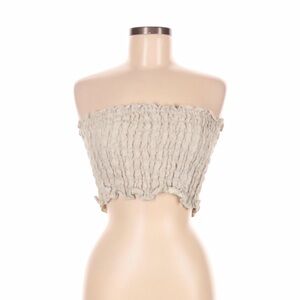 Reformation Lena Linen Tube Top (Flax / Medium)